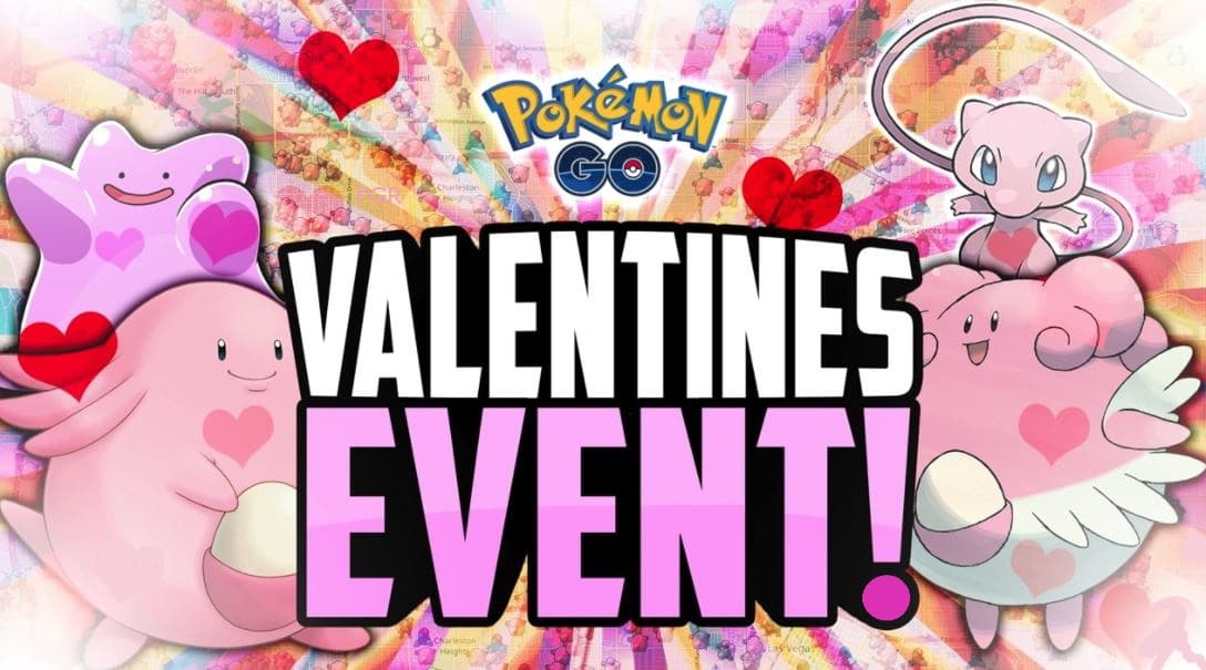 Pokemon Go valentines event 2018